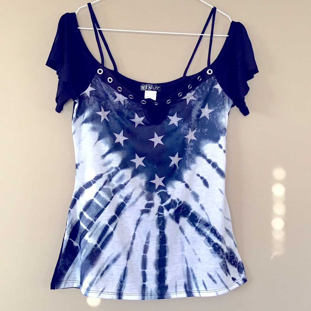 Off the shoulder Americana Top
